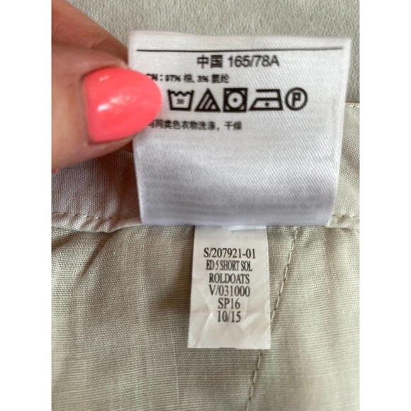 Old Navy Khaki Shorts Sz 12 Pockets 5" Inseam NWT - Picture 6 of 6